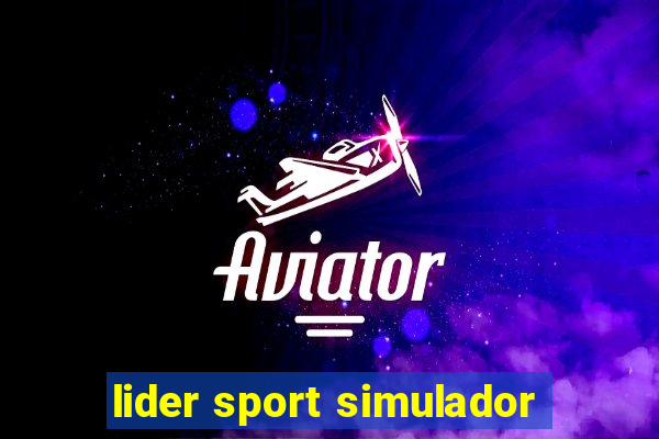 lider sport simulador